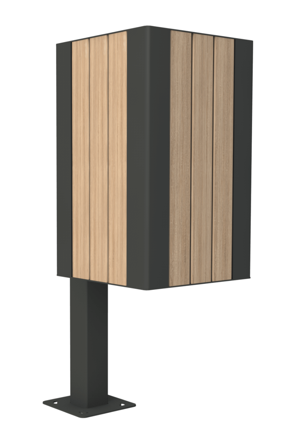 SM004 Street trash can